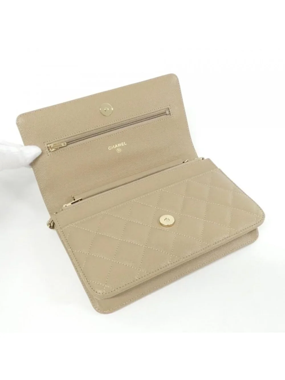 Chanel Timeless Classic Line Chain Wallet Shoulder